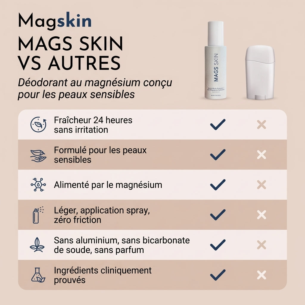 MagSkin™ - Déodorant pour peaux sensibles